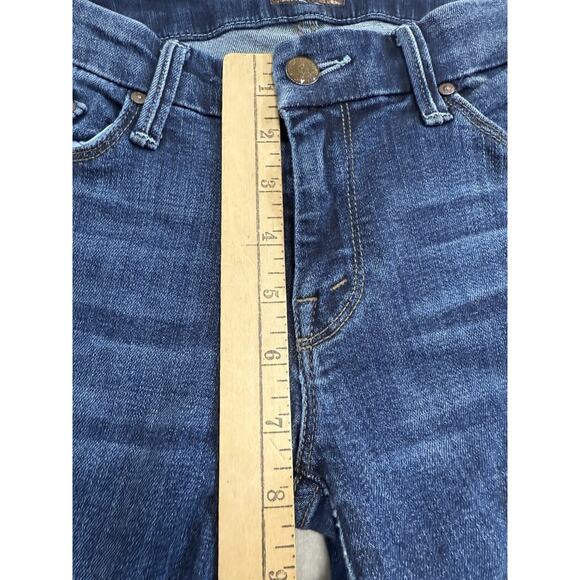 Mother Jeans Womens Size 27 Blue Denim The Looker in Deja Vu USA Made Skinny - Picture 3 of 15